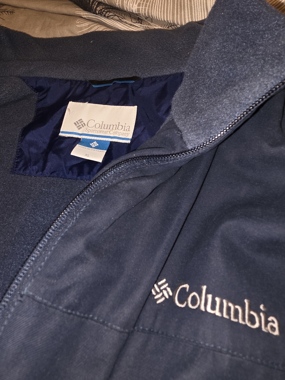 Columbia Men’s Navy Zip-Front Jacket